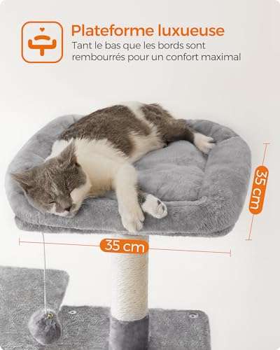Arbre à chat Feandrea Songmics , 143cm (Via coupon - Vendeur tiers)