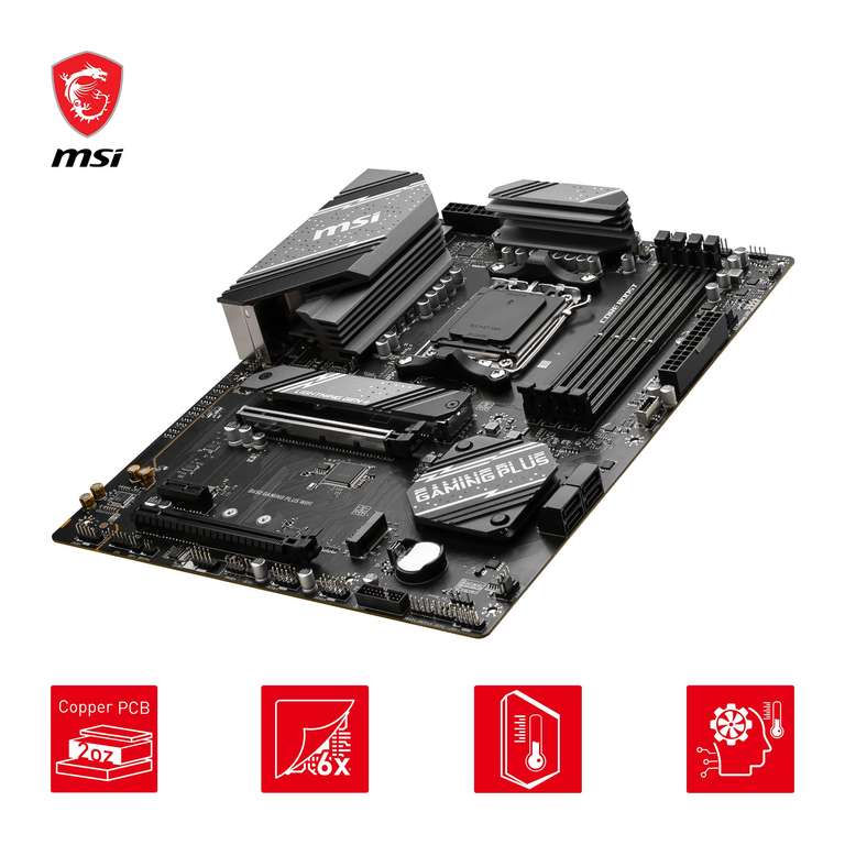 Carte mère MSI B650 Gaming Plus - WIFI, AM5, DDR5, PCIe 4.0 (Via coupon)