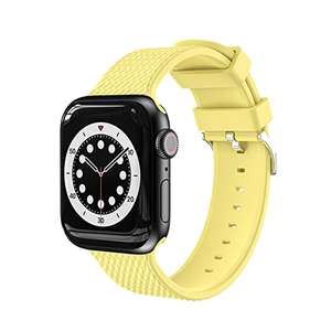 Bracelet compatible pour Apple Watch 42/44/45mm - Jaune