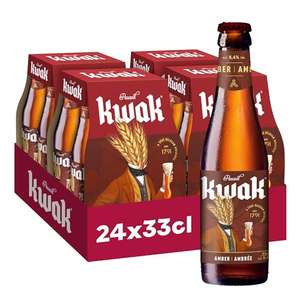 Lot de 24 bouteilles de Bière Ambrée Kwak 33cl