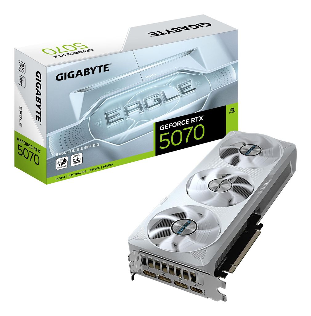 Carte Graphique Gigabyte GeForce RTX 5070 Eagle OC Ice SFF 12G