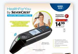 Thermomètre multifonction Silvercrest Personal Care SFT 81