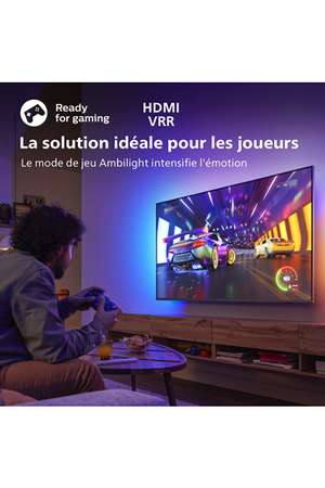TV LED 50" Philips 50PUS8897/12 - 4K UH, Ambilight, Android TV, Dolby Vision et Dolby Atmos