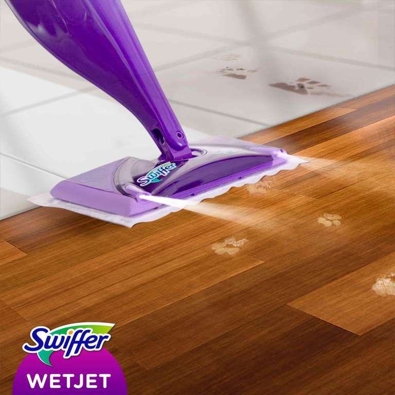 Swiffer WetJet Nettoyant Sol pour Balai Spray, Vent de Fraicheur, 5L (4  unités x 1.25L), Nettoyant pour sols : : Cuisine et maison