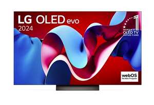 [Précommande] TV OLED Evo LG OLED55C4 139 cm 4K UHD Smart TV 2024 Noir et Brun