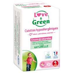 Pack de couches / culottes Love & Green en promotion - Ex: Paquet de 20 culottes T4 (dans une sélection de magasins participants)