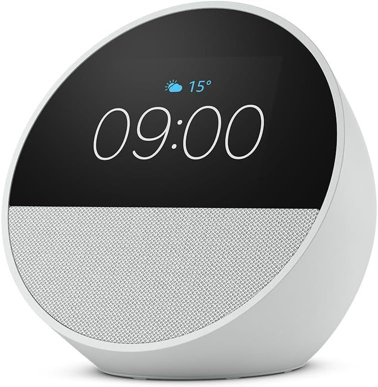 Réveil connecté Amazon Echo Spot (Nouvelle génération) avec Alexa - Plusieurs coloris