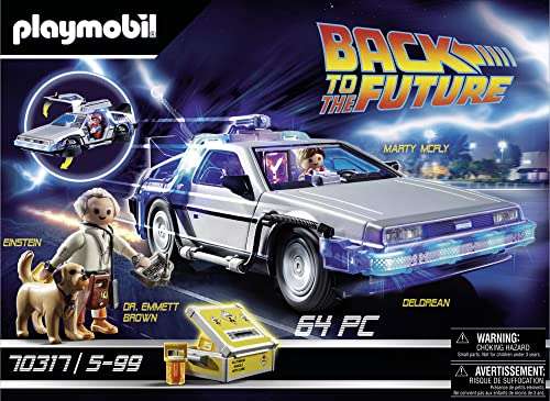 Set Playmobil Retour vers le Futur - La DeLorean (70317)