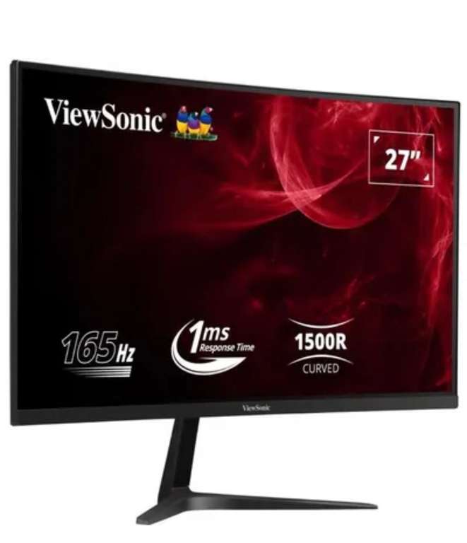 Écran PC incurvé 27" Viewsonic VX2718 - Full HD, Dalle VA, 165 Hz, 1 ms, Adaptive Sync