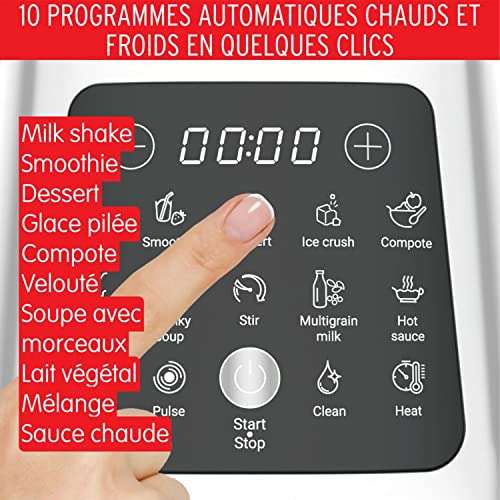 Moulinex Perfectmix Cook Blender chauffant LM83SD10 - 10 programmes automatiques