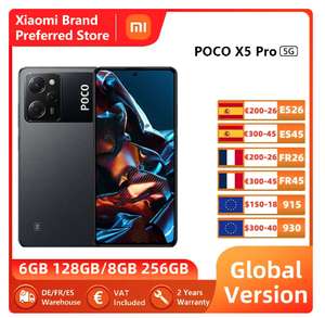 Smartphone 6.67" Xiaomi POCO X5 Pro 5G - AMOLED FHD+ 120Hz, Snapdragon 778G, 108 MP, Charge 67W (8/256 Go à 260€ & 6/128 Go à 230€)