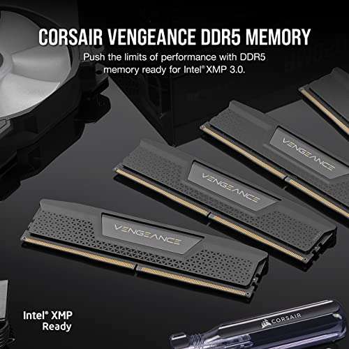 Kit Mémoire RAM Corsair Vengeance (CMK96GX5M2B5600C40) - 96 Go (2x48 Go), DDR5; 5600 MH, C40