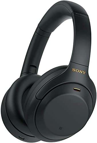 Casque audio sans-fil à réduction de bruit Bluetooth Sony WH-1000XM4 - Noir