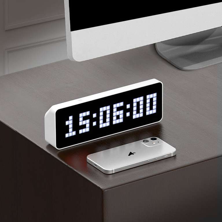 Horloge connectée Pixel Ulanzi TC001, ESP-32 - Compatible Home Assistant (ulanzi.de)