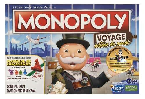 Jeu de société Monopoly Voyage Autour du Monde
