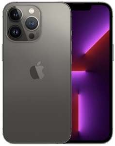 Smartphone 6,1" Apple iPhone 13 Pro - 128 Go, OLED 120Hz, coloris Graphite