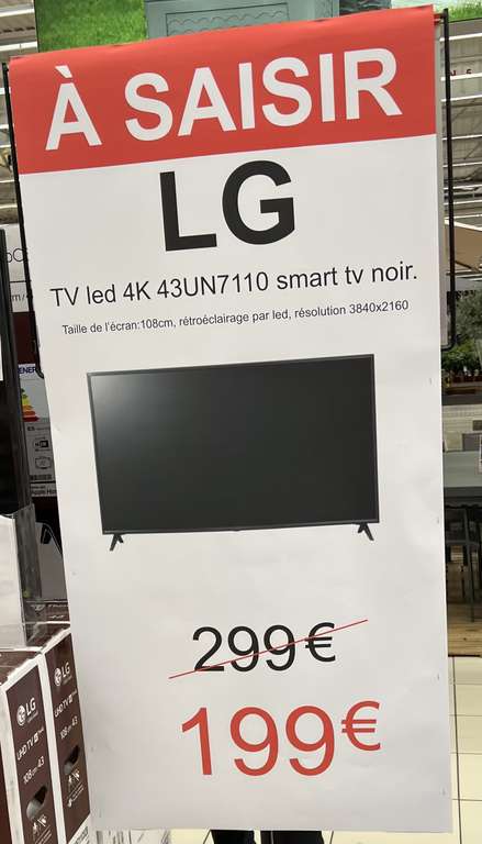 TV LED 43" LG 43UN7110 - 4K UHD, Smart TV - Saran (45)