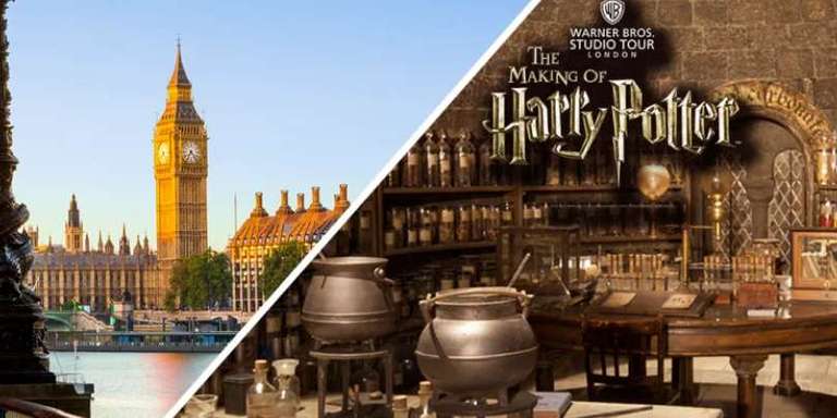 Séjour 3J/2N au départ de Paris du 23 au 25 janvier 2023 avec vols + hôtel 3* à Londres + visites des studios Harry Potter (219€/p)