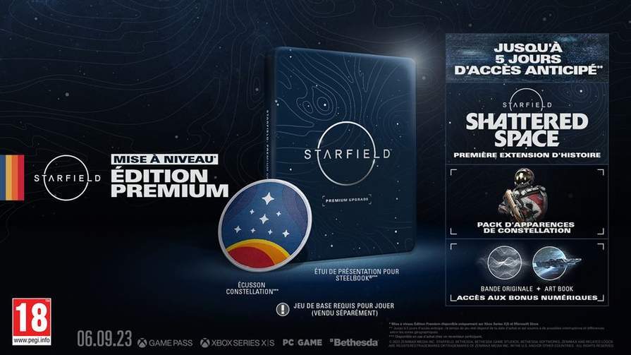 Starfield : les éditions Premium et Constellation en détails
