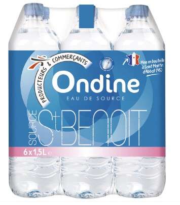 Lot de 6 packs d'eau Ondine - 6x1.5L