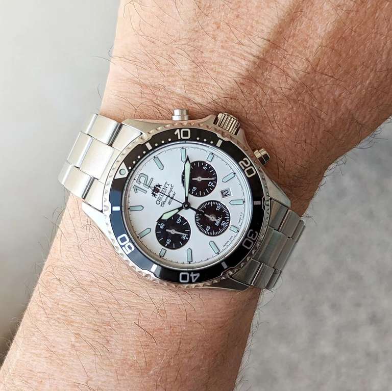Montre Orient Mako Light Charged Chronograph