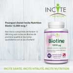 Biotine 12 000 mcg (vendeur tiers)