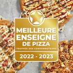 [De 18 à 19h] Pizza Medium à emporter (parmi 5 recettes)