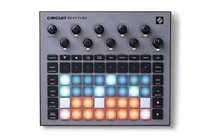 Sampleur et groovebox Novation Circuit Rhythm avec huit pistes de samples pour créer et jouer des beats
