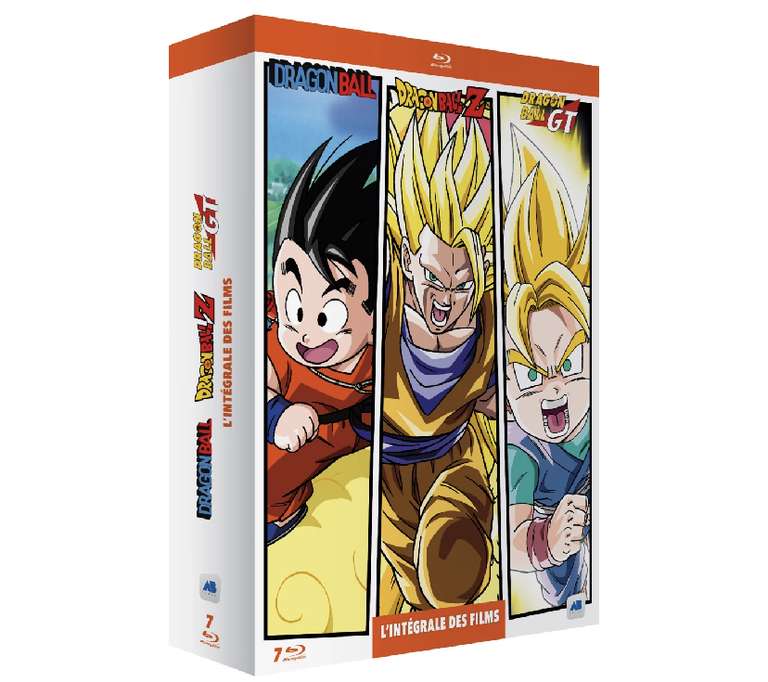 Coffret Dragon Ball / Dragon Ball Z / Dragon Ball GT - L'intégrale des films (7 Blu-ray / 20 films)