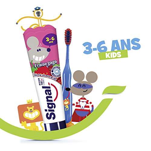 Dentifrice Enfants Signal Kids 3-6 Ans Fraise Gaga - 50ml