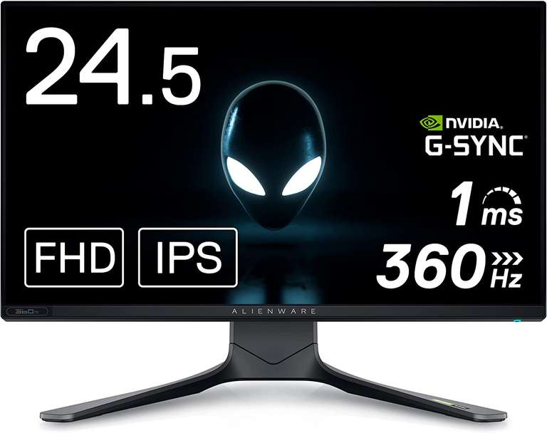 Ecran PC 24.5" Alienware AW2521H - 360 Hz, FHD, Fast IPS, 1 ms, HDR10, G-Sync