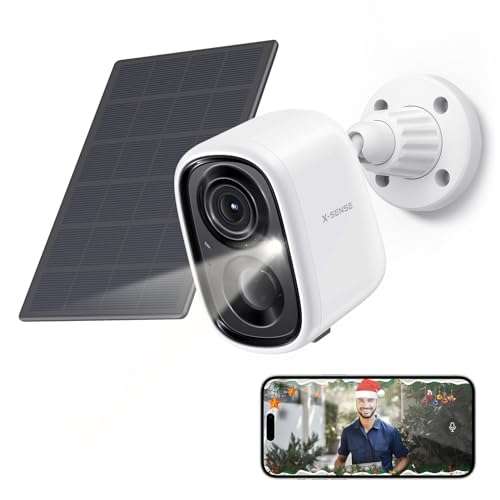 Camera de Surveillance WiFi sans Fil Solaire X-Sense - 1080p avec PIR Détection Mouvement (Via coupon - Vendeur tiers)