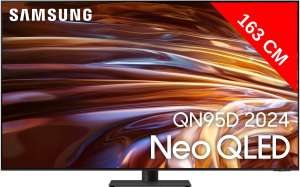 TV Samsung 65" Neo QLED 4KTQ65QN95D - Mini LED (Via 1000€ ODR)