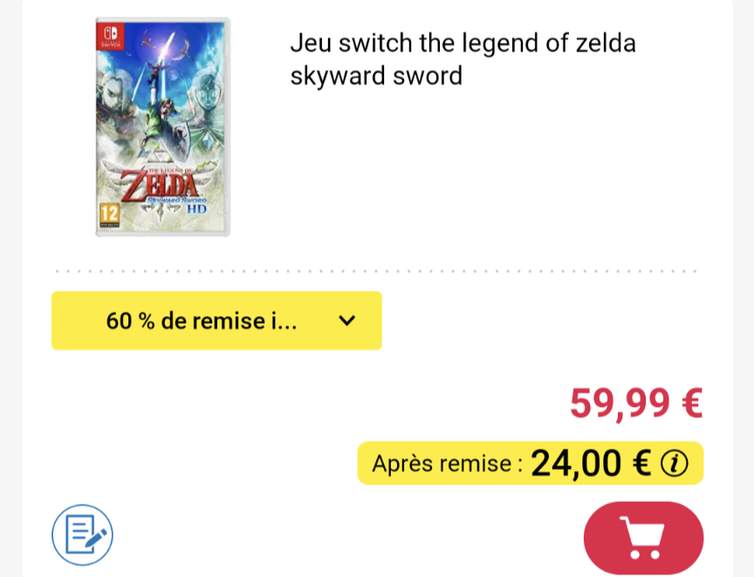 Soldes The Legend of Zelda: Skyward Sword HD (Switch) 2024 au meilleur prix  sur