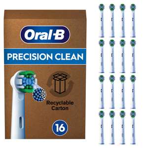 Pack de 16 brossettes Oral-B Precision Clean pour Brosse à dents électriques