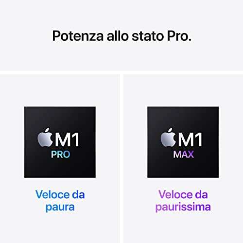 [Prime IT] PC Portable 16" Apple MacBook Pro - Puce Apple M1 MAX avec CPU 10 cœurs et GPU 32 cœurs, 32 Go RAM, 1 To SSD, Argent, Qwerty