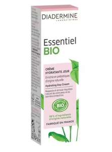 Crème visage hydratante jour bio Diadermine - 50ml (via 4.55€ sur la Carte de Fidélité)