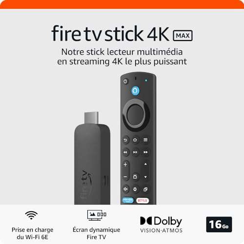 Lecteur multimédia Amazon Fire TV Stick 4K Max