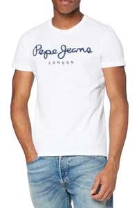 T-shirt Homme Pepe Jeans - Blanc ou gris (de XS à XXL)