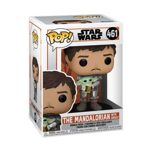 Sélection de figurines Funko Pop en promotion à 7,99€ (via coupon) - Ex : Star Wars Mandalorian - Mando Holding Child