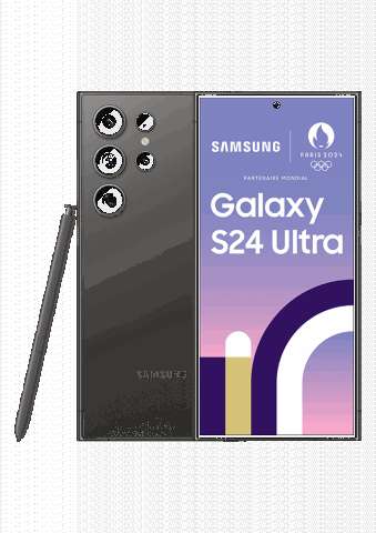 Smartphone 6,8" Samsung Galaxy S24 Ultra 256Go + Samsung Galaxy Tab A9+ offerte (via bonus reprise de 150€)