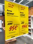 Bureau Bekant 120 x 80cm en plaqué chêne blanchi/noir - IKEA la Valentine (13)