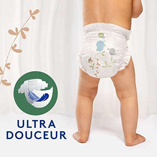[Prime] Paquet de 172 couches Lotus Baby Douceur Naturelle - Taille 3 (5-9 kg)
