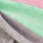 Lot de 48 chiffons de nettoyage en micro fibre Amazon Basics - Vert gris et rose