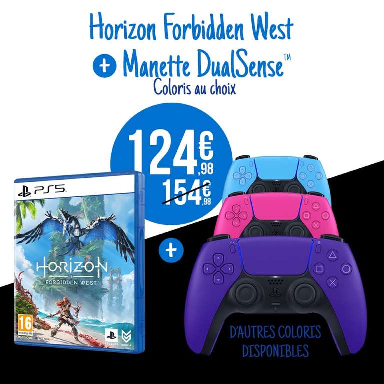 Horizon Forbidden West sur PS5 + Manette DualSense PS5