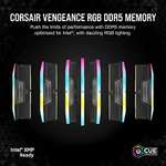 Kit Mémoire RAM DDR5 Corsair Vengeance RGB 32 Go (2 x 16 Go) - 6400 MHz, CL32 10ns