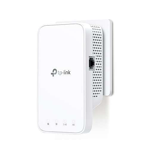 TP-Link Répéteur WiFi RE305 Amplificateur WiFi AC1200, WiFi Extender  jusqu'à 120㎡, répéteur wifi puissant avec un port Ethernet, Compatible avec