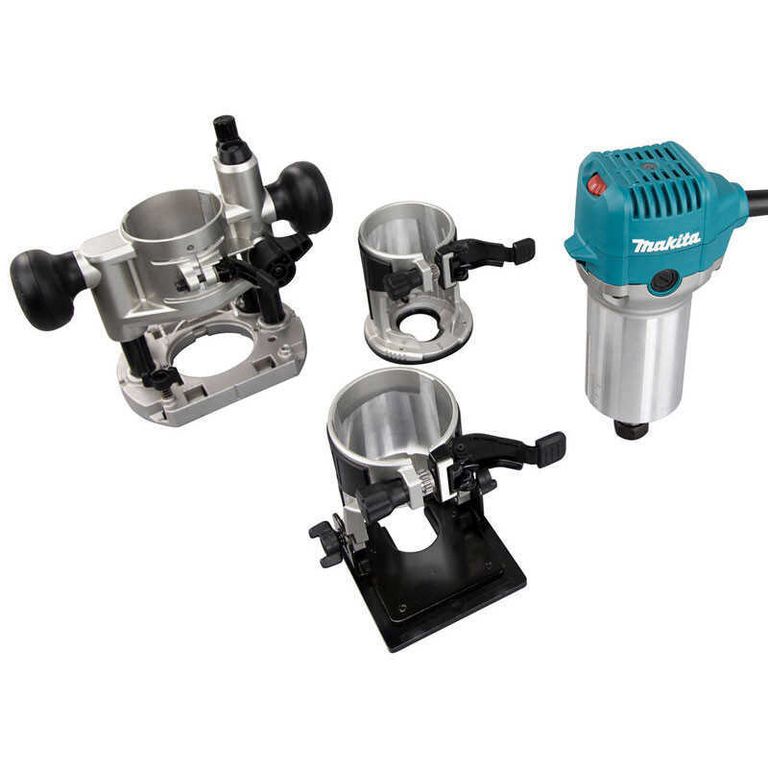 Affleureuse-défonceuse 710w Ø8 ou 6mm en Makpac - MAKITA RT0702CX2J — Côté Brico