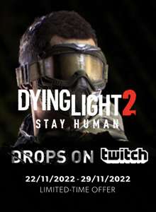 [Twitch Drops] Ensemble Tenue Militaire + Couperet Tactique pour Dying Light 2 Stay Human offerts sur PS4/PS5, Xbox et PC (Dématérialisé)