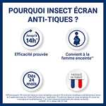 Spray répulsif peau Insect Ecran - 100 ml, Anti-tiques, Protection contre les morsures de tiques